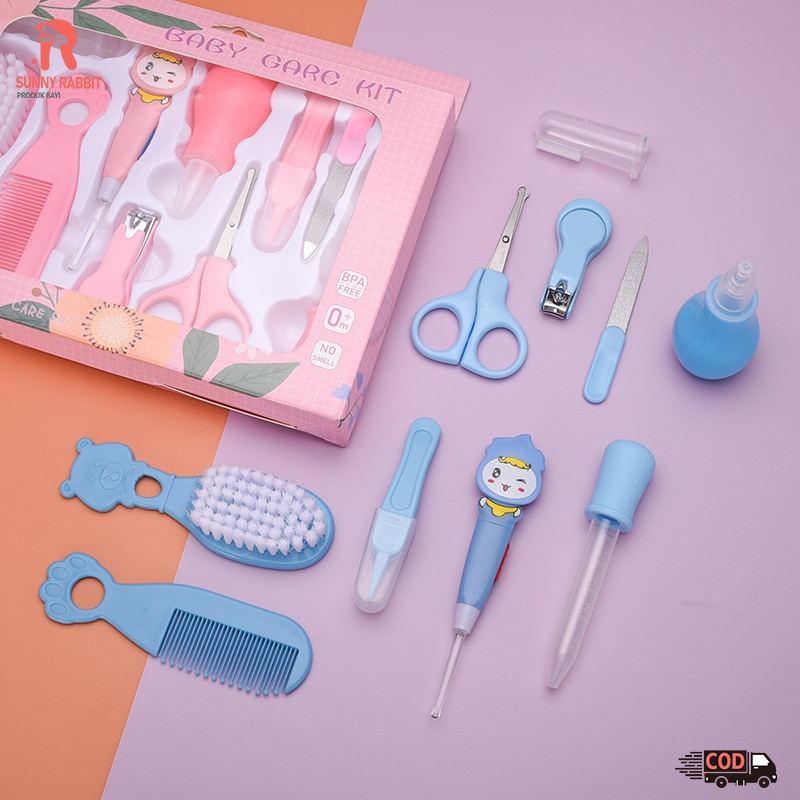 Baby care kit set 10 in 1 Sisir Bayi Set Gunting Kuku Bayi kado lahiran grooming gift Baby Nail B201-202