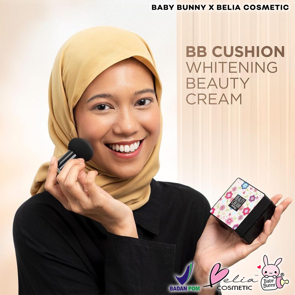 ❤ BELIA ❤ BIOAQUA Beauty Cream Cushion 20g | BB Cushion | Waterproof | Foundation | Make Up | Coverage | Long Lasting | BPOM