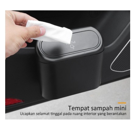 zyemet tempat sampah mobil mini praktis