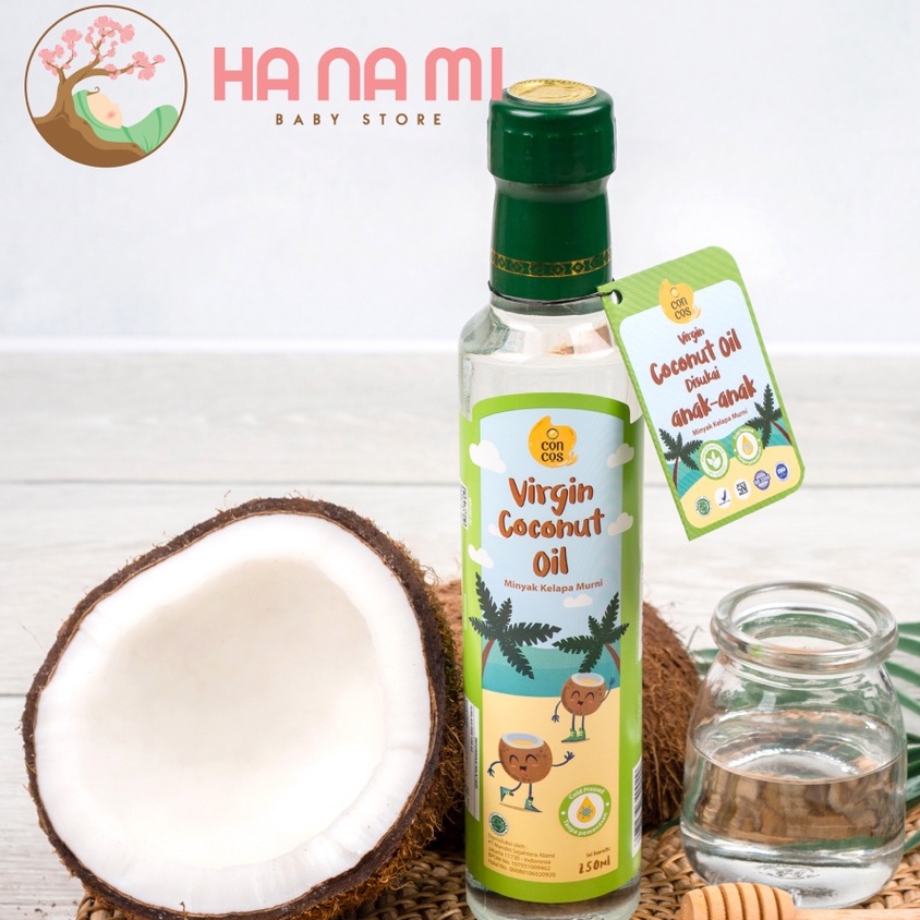 Concos Virgin Coconut Oil Kids 100ml - Minyak Kelapa Murni