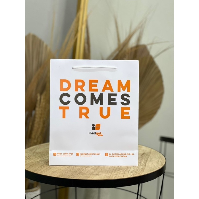 

Paper Bag Putih Custom Nama Toko / Paperbag Costum Logo / TAS PAPER BAG COSTUM FREE DESIGN / Tas Souvenir Costum Logo Nama Toko Dan Lain-Lain