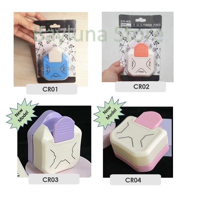 

Round Corner 3 In 1 R4 R7 R10 Pemotong Sudut Kertas Corner