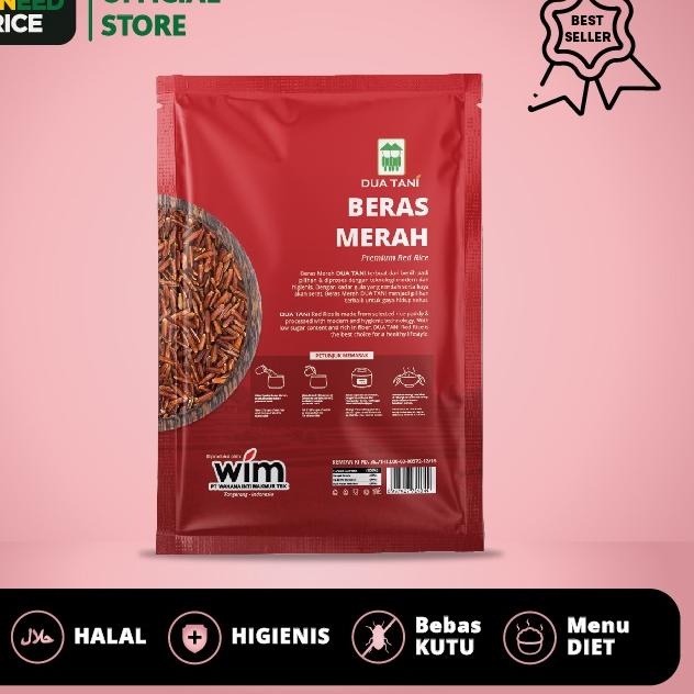 

Paling dicari--Beras Merah Dua Tani 1kg -HALAL Cocok Untuk Diet dan Kualitas terjamin