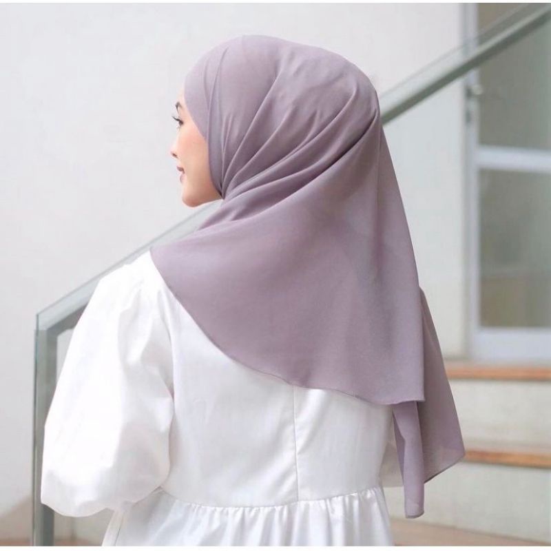 Pashmina Curve Oval Malay Ceruty Babydoll | Hijab Pashmina Oval Ceruty Babydoll