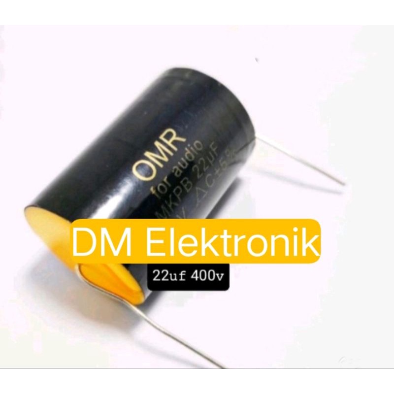Kapasitor capasitor 226 22uf  400v OMR  for audio OriginaL