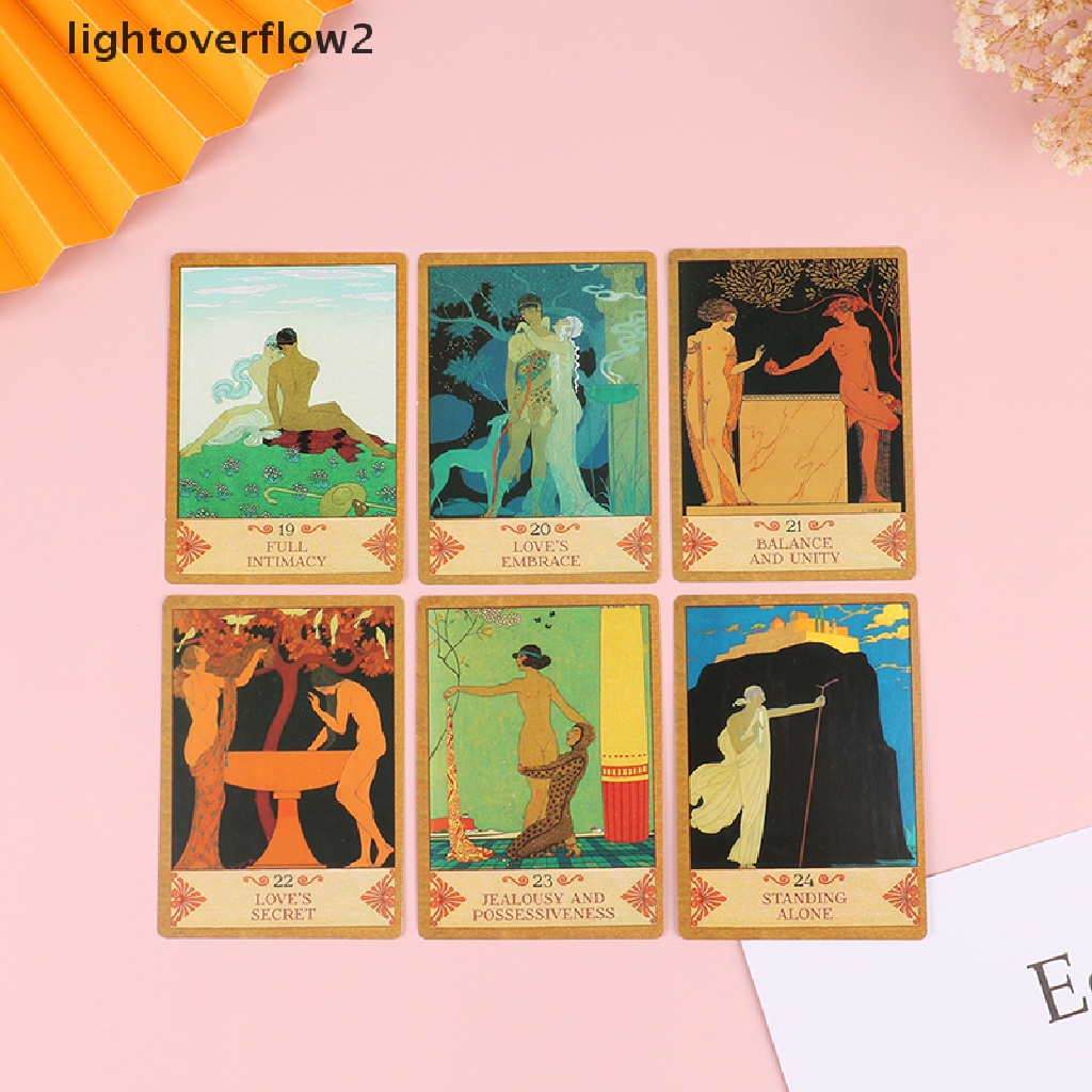 (lightoverflow2) Amor Et Psyche Oracle Card Game Fortune-telling Prophecy Deck Untuk Pesta