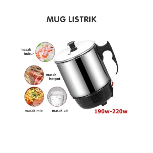 Panci Mug Listrik / Electric Heating Cup / Teko Panci Elektrik Panci LIstrik Portable