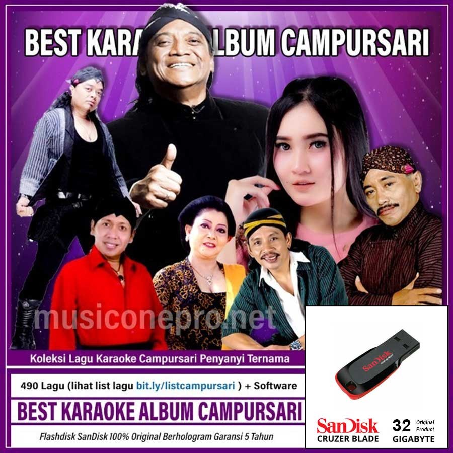 Flashdisk BestKaraoke CAMPURSARI DIDI KEMPOT DKK 490lagu