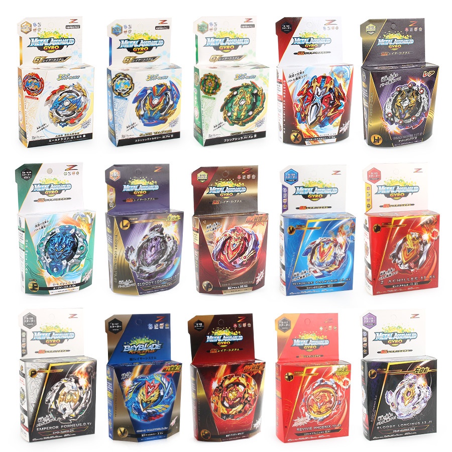 Set Mainan Gasing Beyblade Burst B104 B128 B160 Dengan Launcher Untuk Anak Laki-Laki