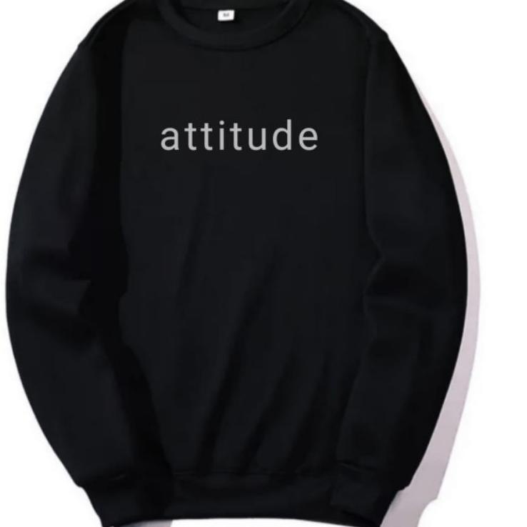 Langsung Kirim Sweater Pria Distro Japan Crewneck Hitam Sablon Suiter Cowok Jumbo Switer Krunek