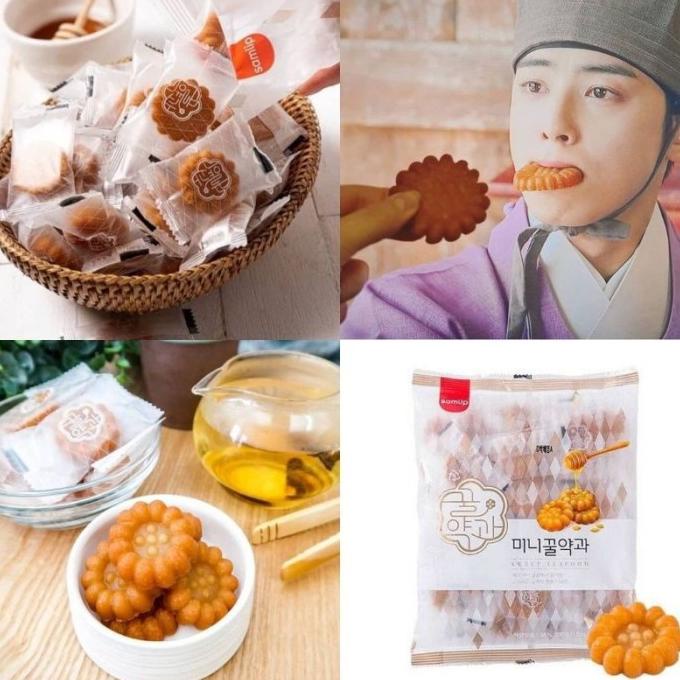 

Samlip Korean Traditional Mini Honey Snack Yakgwa 140G Sweet Teafood Terlaris