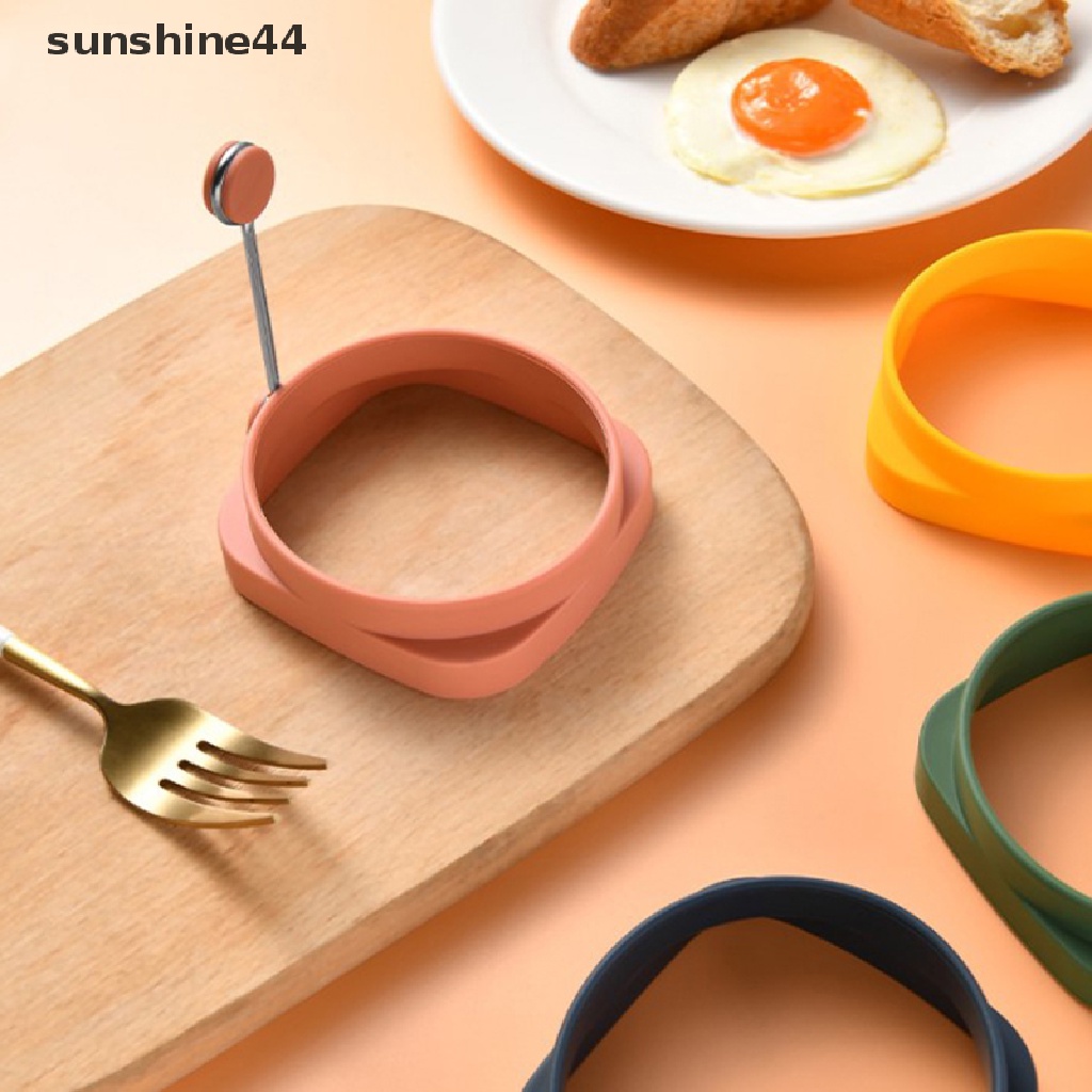 Sunshine Cetakan Pancake / Telur Bentuk Cincin Bahan Silikon