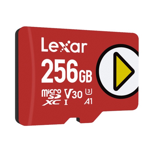 Lexar PLAY MicroSDXC 256GB UHS-1, U3, V30  - Up to 150MB/s