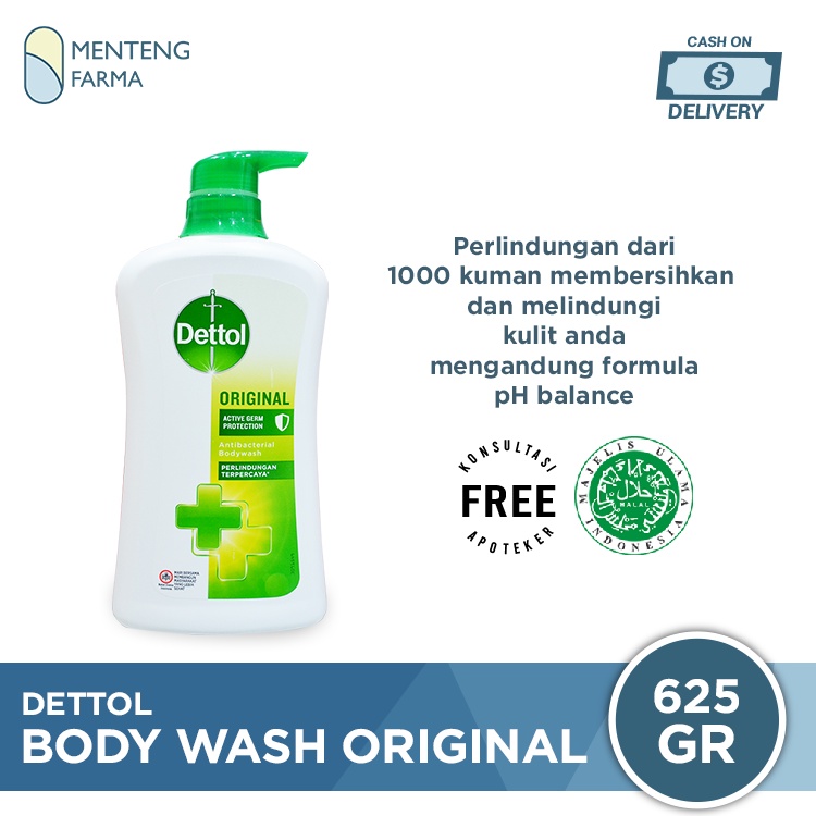 Sabun Mandi Cair Dettol Original - 625 Gram