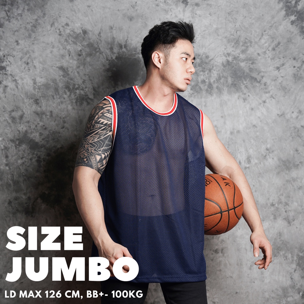 DONSON Sportswear Singlet Pakaian Dalam Jala Singlet Jaring Jumbo