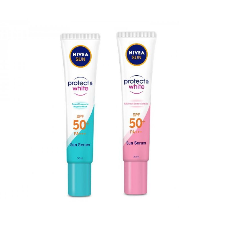 Nivea Suncreen Sun Face Protection Serum Spf 50+ Pa +++  Oil Control dan Instant Aura