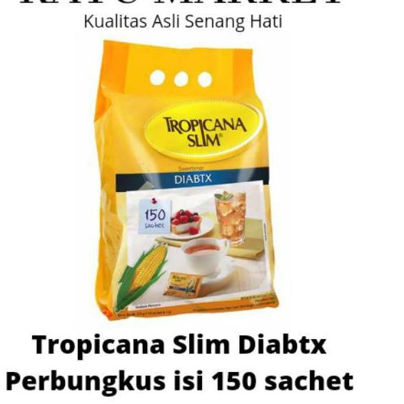 

Bisa COD TROPICANA SLIM DIABTX 150 SACHET / GULA KHUSUS DIABETES 