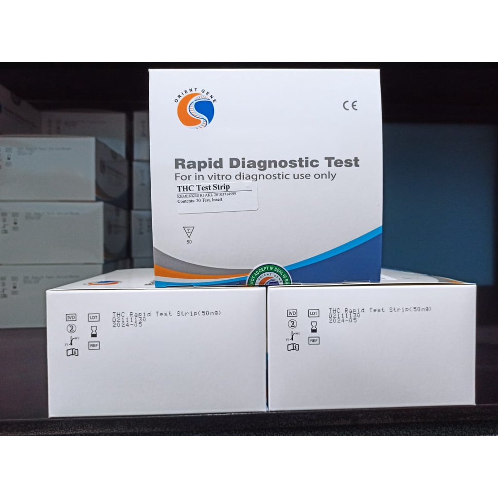 Rapid Test Orient Gene Drug THC strip isi 50