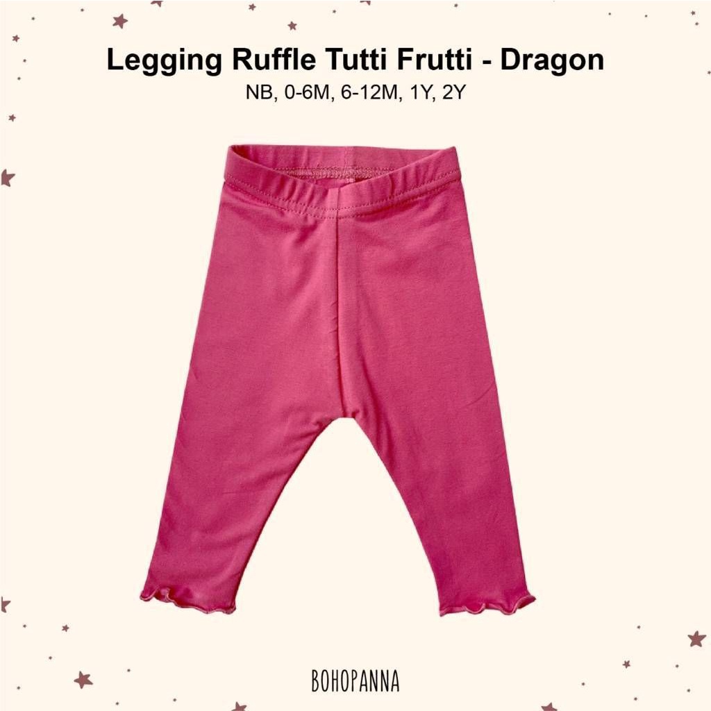 Bohopanna Legging Ruffle - Legging Bayi 0-2 tahun