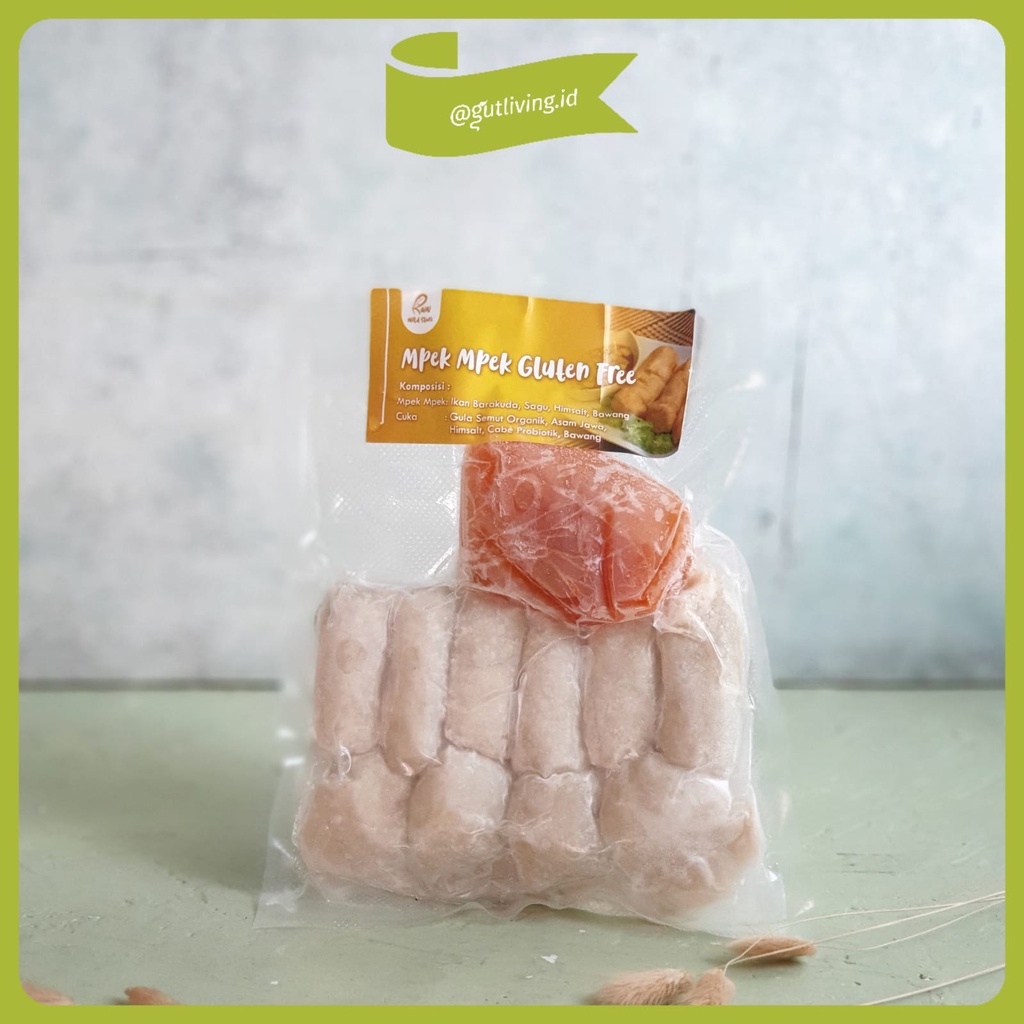 

Pempek Gluten Free Raw Wild Bebas Zat Aditif (Mpek Mpek)