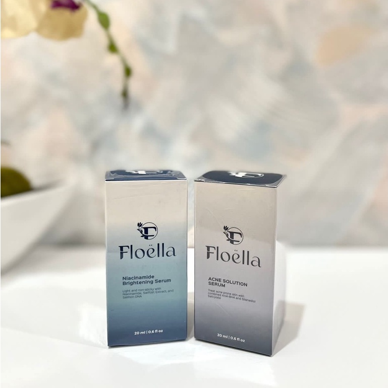 [BPOM] TOSCA X Floella Brightening &amp; Acne Solution Serum Atasi Kulit Berjerawat dan Mencerahkan Kulit