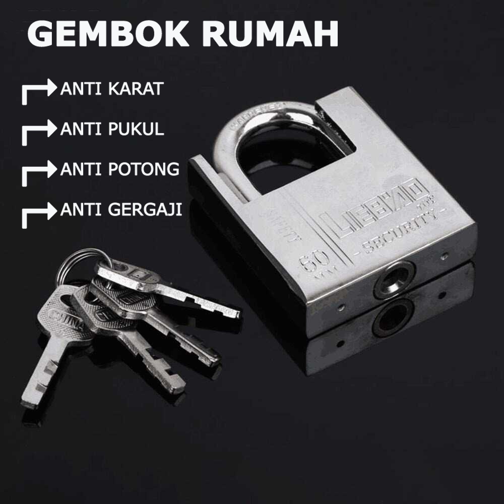 GEMBOK RUMAH BAJA PADAT PADLOCK GEMBOK PAGAR GEMBOK GERBANG
