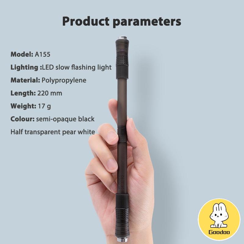 Pena Berputar Bercahaya Dekompresi Pena Lampu Pernapasan LED Keren -Doo