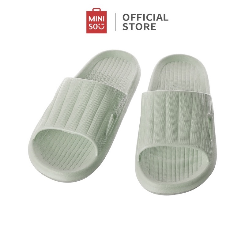 MINISO Sandal Selop Slippers Karet Wanita dan Pria Slip On