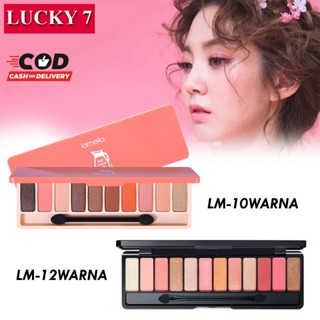 Image of Lameila 1111 Eyeshadow Palette 10 Warna dan 12 Warna Waterproof dan Tahan Lama