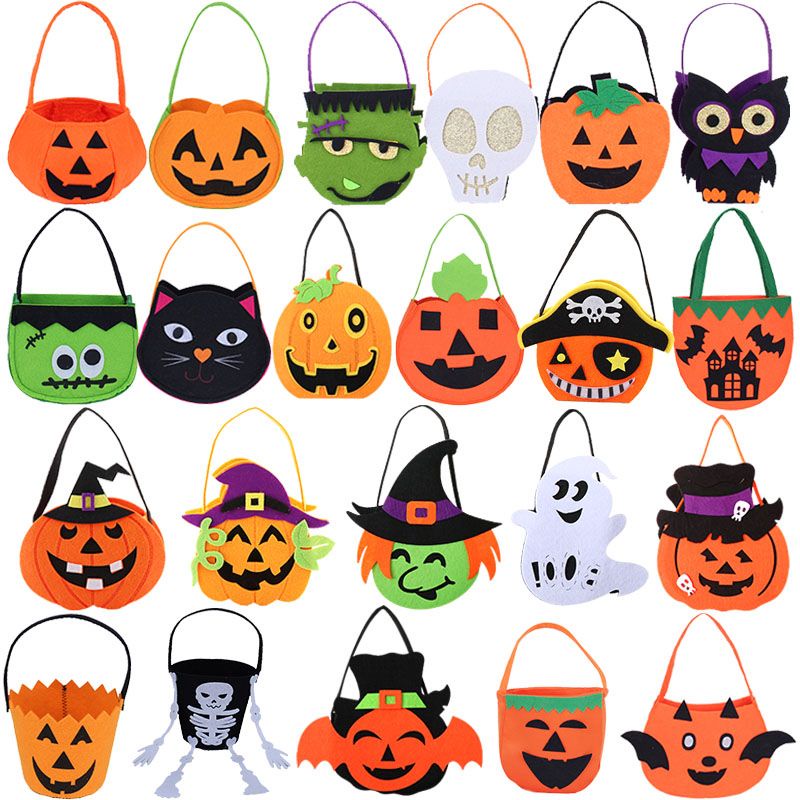 Tas Permen Labu Candy Bag Treat or Trick Pesta Halloween Cosplay Murah Dekorasi Halloween Termurah Hiasan Pesta Kostum Cosplay Jack O Lantern