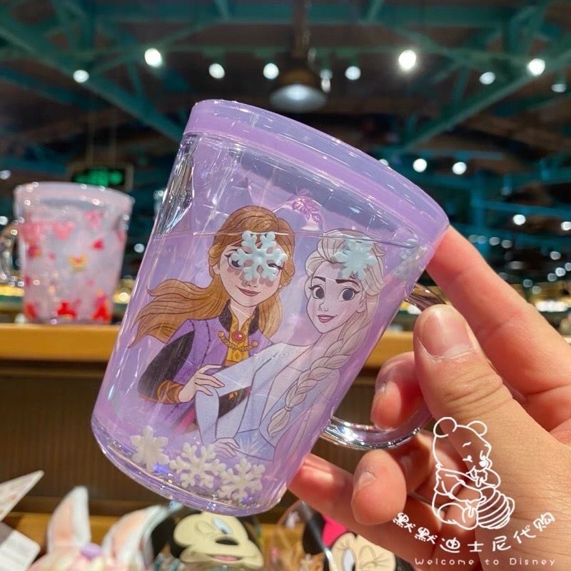 CANGKIR GELAS MINUM ANAK MOMTIF DISNEY MINNIE MICKEY FROZEN ARIEL MERMAID