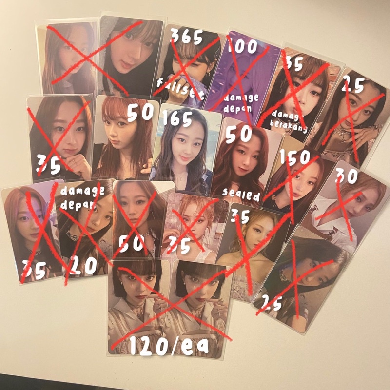 [ready] PC Photocard aespa Giselle Yzy Girls Savage Mumo Round 1 Photopack Event A