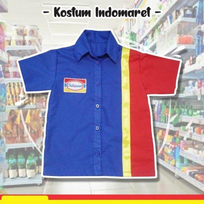 Kostum Indomaret | Kostum Profesi Anak | Seragam Indomaret Termurah