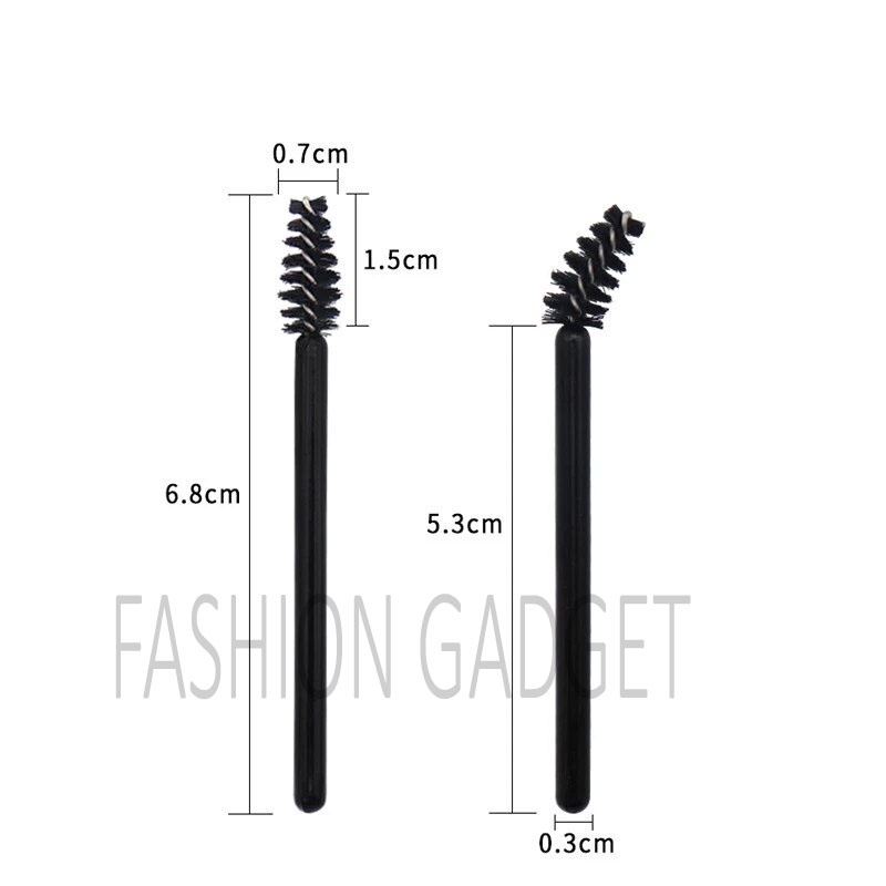 Kuas Maskara Brush Mascara Sikat Maskara Wand Tongkat Maskara Sisir Maskara Kuas Alis Kuas Bulu Mata Sikat Alis Spuil Spuli - Warna Acak