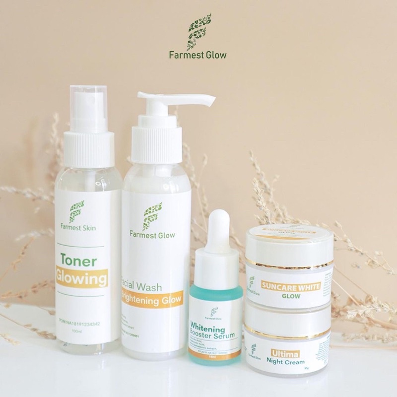 FARMEST GLOW PAKET LENGKAP ULTIMA SERIES UNTUK KULIT SUSAH PUTIH/FLEK HITAM/UNTUK FLEK HITAM BEKAS J