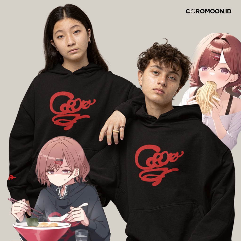 (PRE-ORDER) MADOKA HIGUCHI Jaket Hoodie - Madoka Daratista eating ramen meme