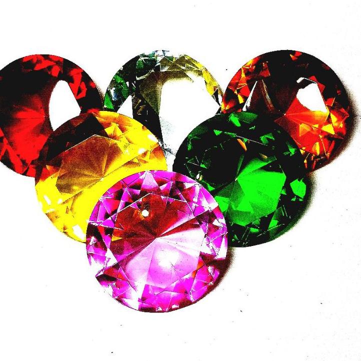 *Banyak Peminat* BATU DIAMOND JUMBO 8X8 CM BATU HIASAN PAJANGAN ETALASE Penawaran Terbaik