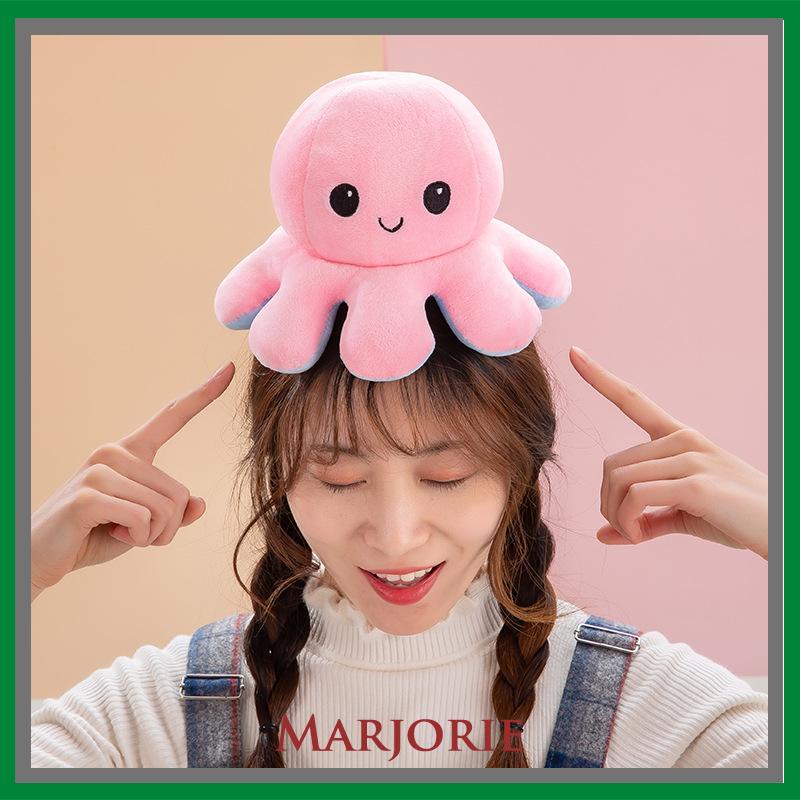 Boneka Reversible Octopus Cumi Gurita Warna Bolak Balik Soft Yelvo  -MJD