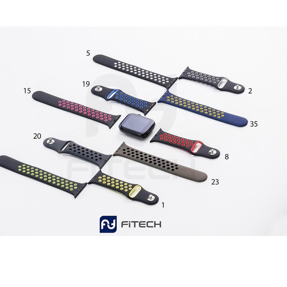 Termurah [PREMIUM] 2 FITECH Strap NIKE Apple Watch iWatch Series 3 4 5 6  HW12 HW16 T500 W26 IWO8 38