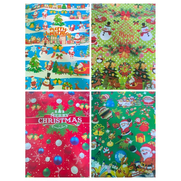 

KERTAS KADO GLOSSY ISI 1 LEMBAR MERRY CHRISTMAS NATAL MOTIF BANYAK