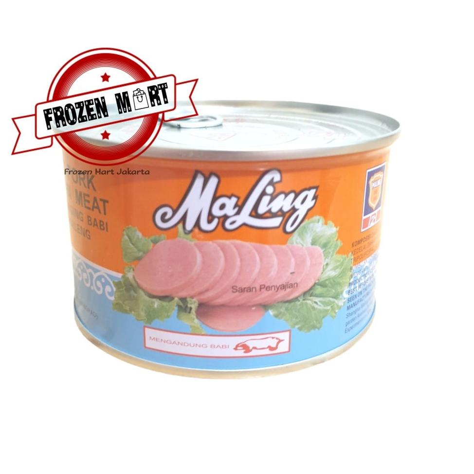 

Bisa COD Maling TTS 397gr Luncheon Pork Meat Ma Ling / Ham Daging Babi Maling NON HALAL serbuuu !