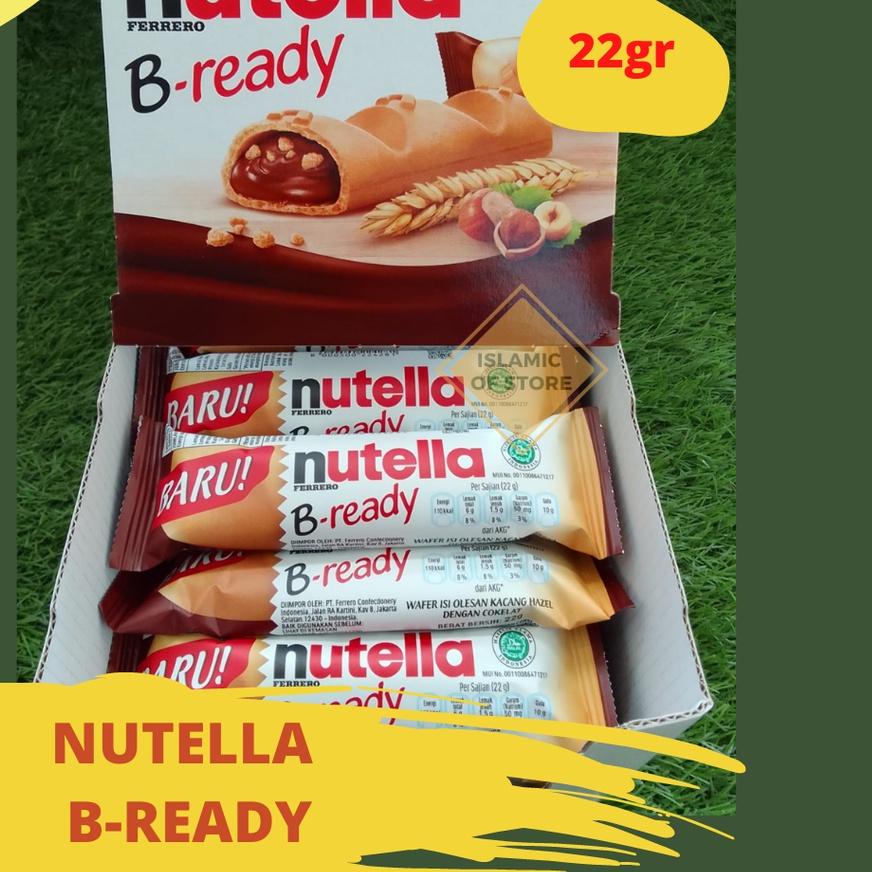 

✨MEN SALE✨ Nutella B-Ready / biskuit cokelat nutella 22 gr HALAL PROMO buruan