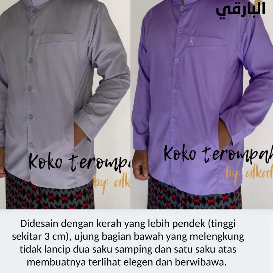 Chekout Koko Terompah Polos Al Kahfi Alkahfi Koko Haibah Semi Jaz