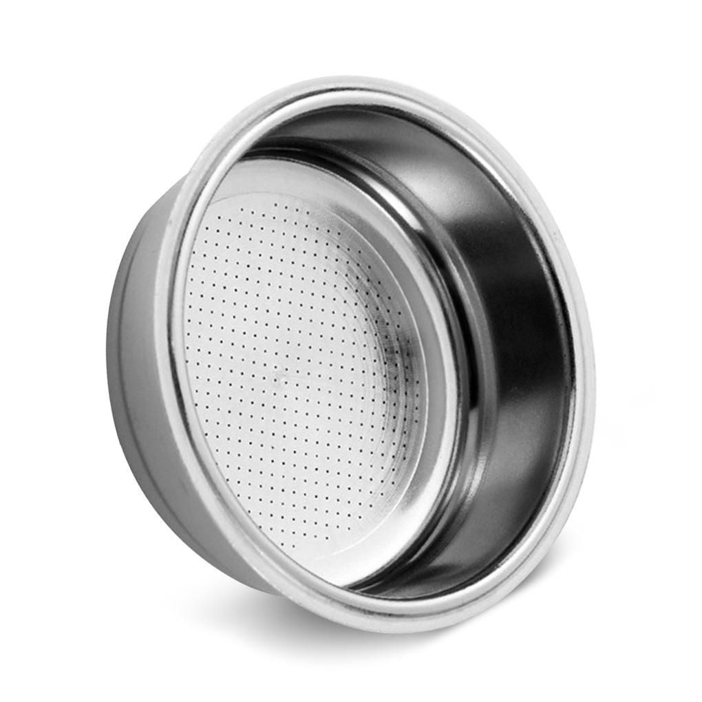 Stainless Steel Mesin Kopi Bubuk Cangkir Porous Filter Pengganti Portafilter Reusable Basket Strainers Aksesoris