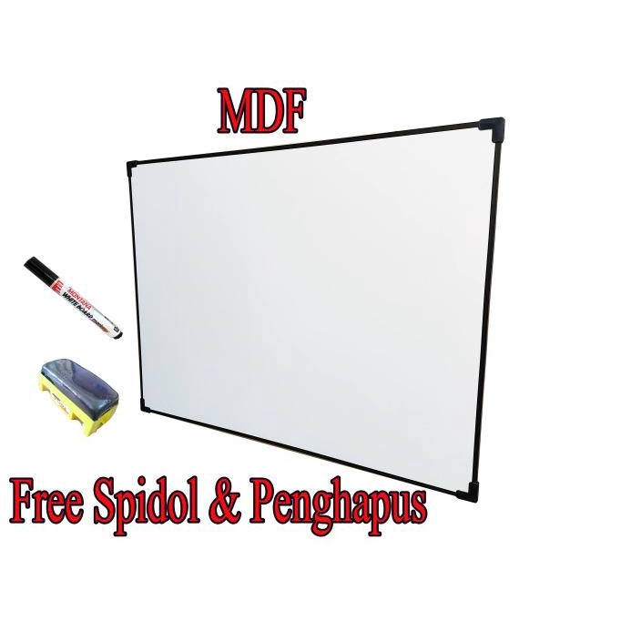 

[COD] Papan Tulis 60 x 80 cm White Board TERUJI Kode 1417