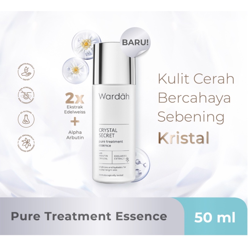 WARDAH WHITE SECRET PURE TREATMENT ESSENCE 50ML &amp; 100ML