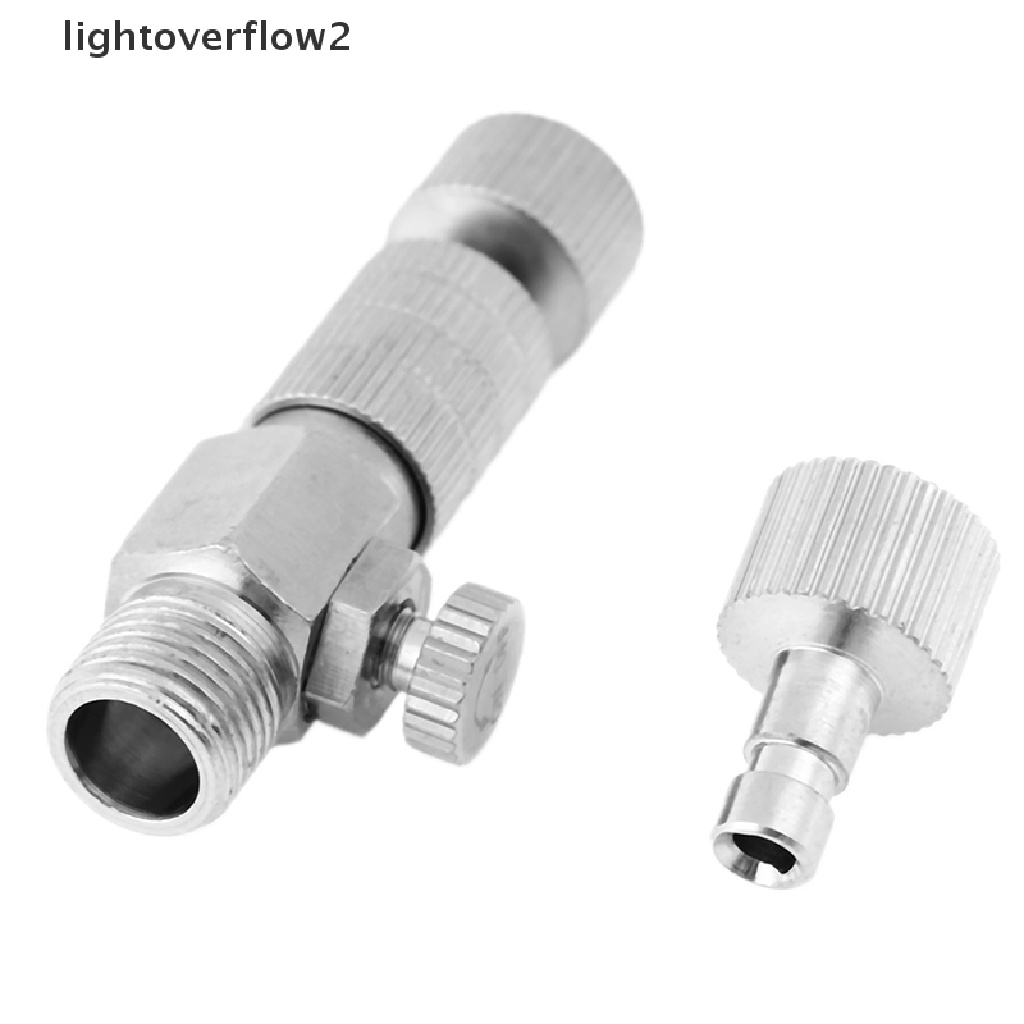 (lightoverflow2) Adaptor Sambungan Airbrush Quick Release Ukuran 1 / 8 &quot;