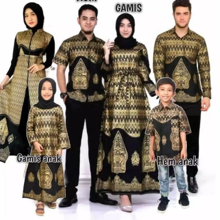 Langsung Order Batik couple keluarga modern batik keluarga gamis jumbo termurah di shopee Baju batik