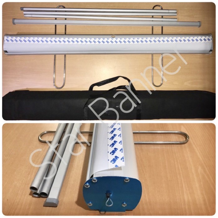 

Exclusive Roll Up Banner 85X200 (Kaki Stainless)