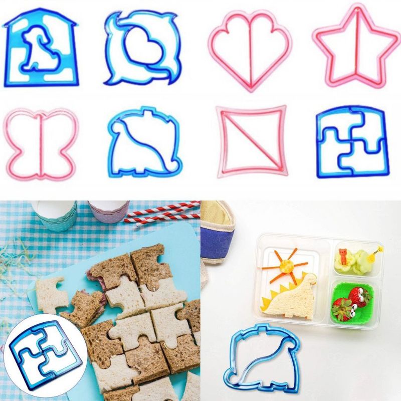 Cetakan Pemotong Roti Tawar / Cetakan Sandwich Roti Tawar / Cetakan Bento